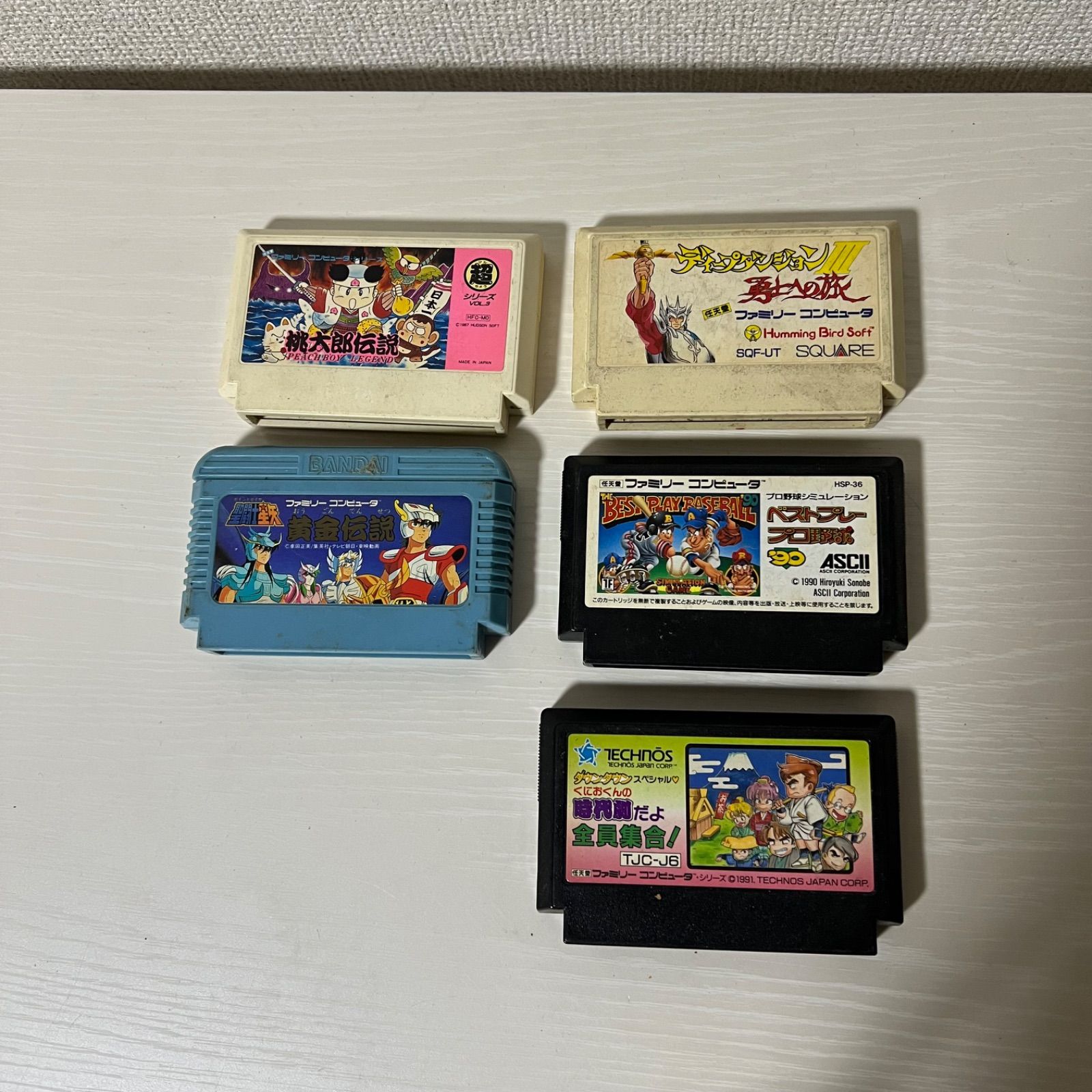 ファミリーコンピュータ まとめ売り FCソフト6本セット 任天堂
