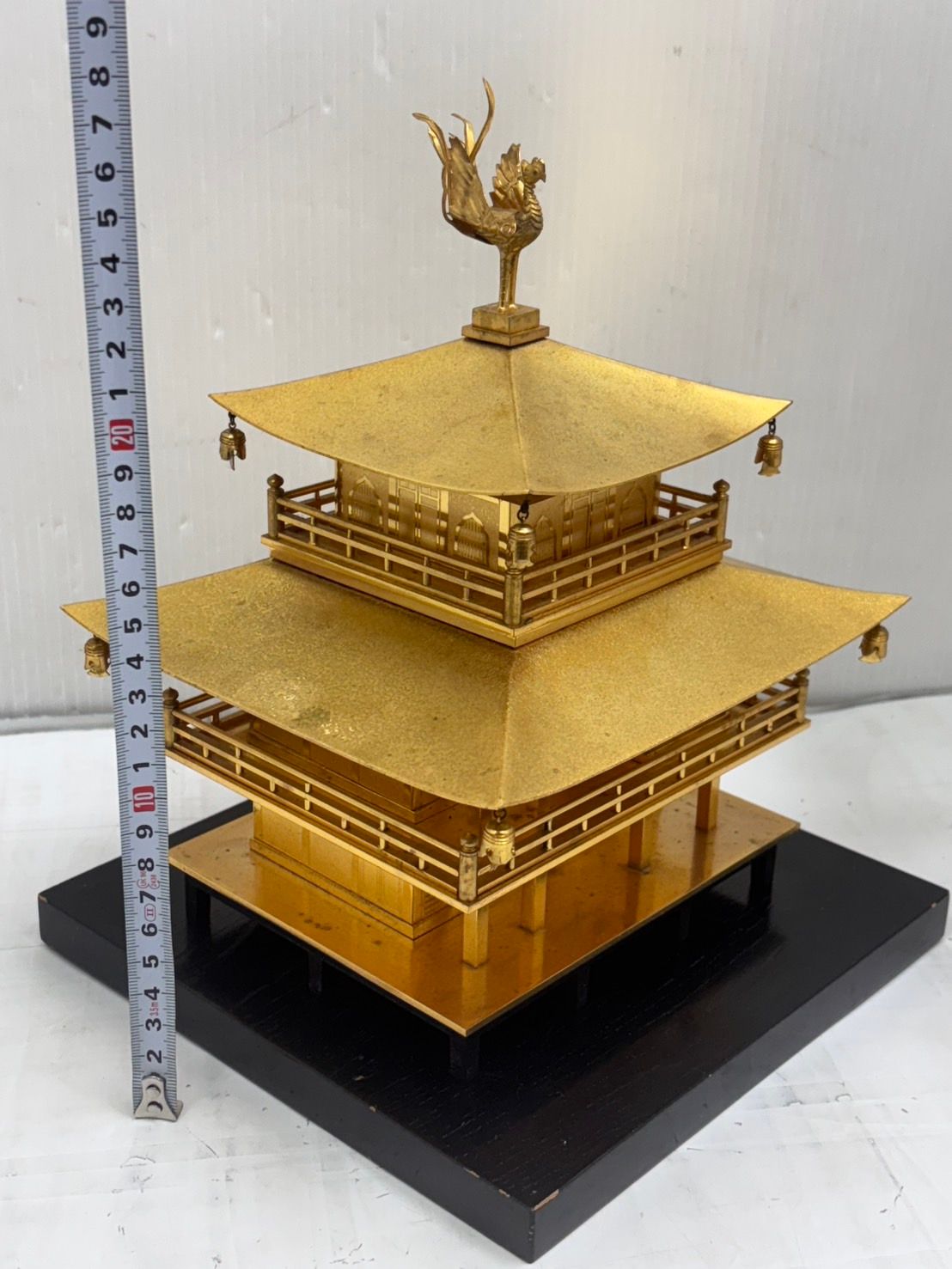 金閣寺 置物 縁起物 金閣寺 金メッキ 金属製 置物 京都 インテリア