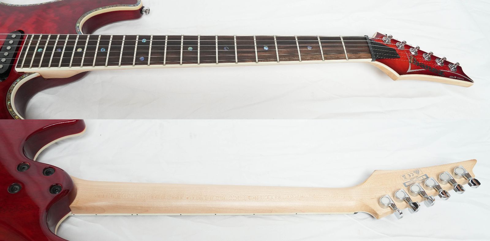  Ibanez SA 360 QM Tras Red Burst SSH 2013年製 エレキギター ギター