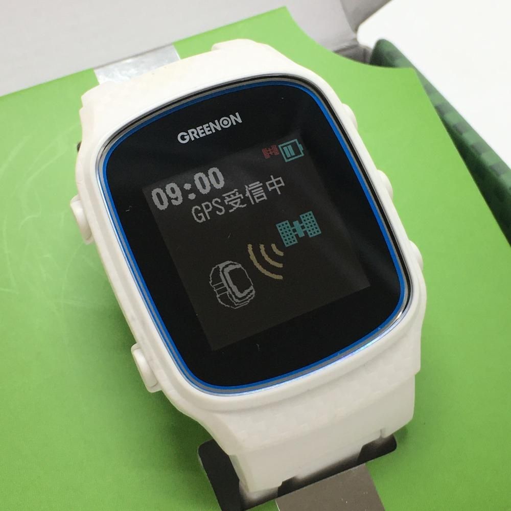 美品】グリーンオン ザ ゴルフウォッチ 白 ノルム2 GPS 通電確認