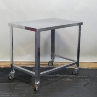 業務用 ステンレス 作業台 W750 D500 H680mm 厨房 キャスター付