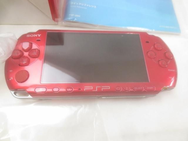 中古品 ゲーム PSP 本体 PSP3000 ラディアントレッド 動作品 箱付き SONY PSP 3000 本体 中古 付属品完備 ラディアント・レッド PSP