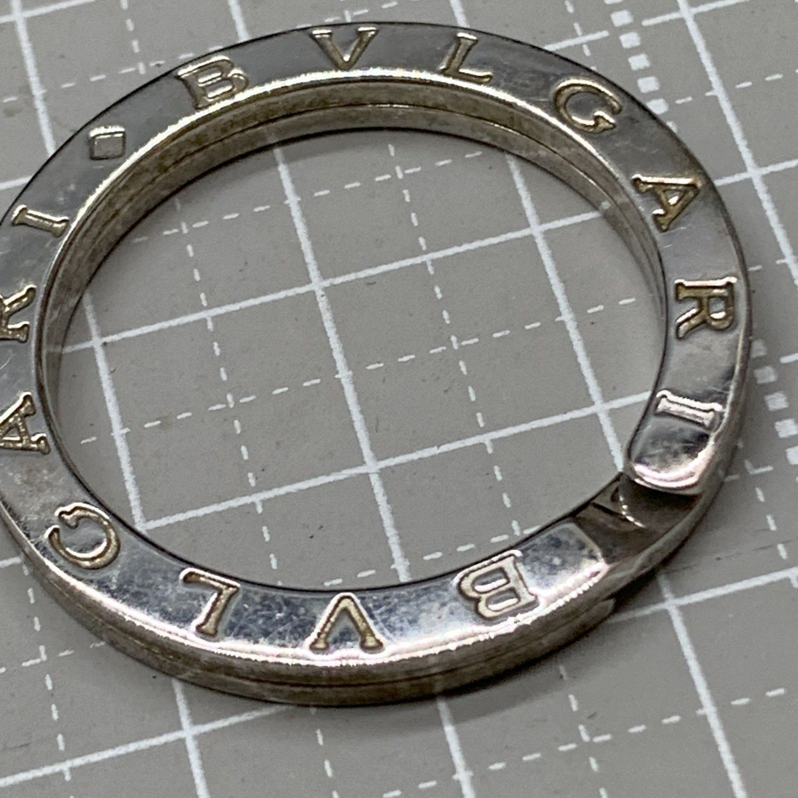 BVLGARI ネックレス トップ ペンダント チャーム シルバーロゴサークル BVLGARI ネックレス トップ ペンダント チャーム シルバーロゴ