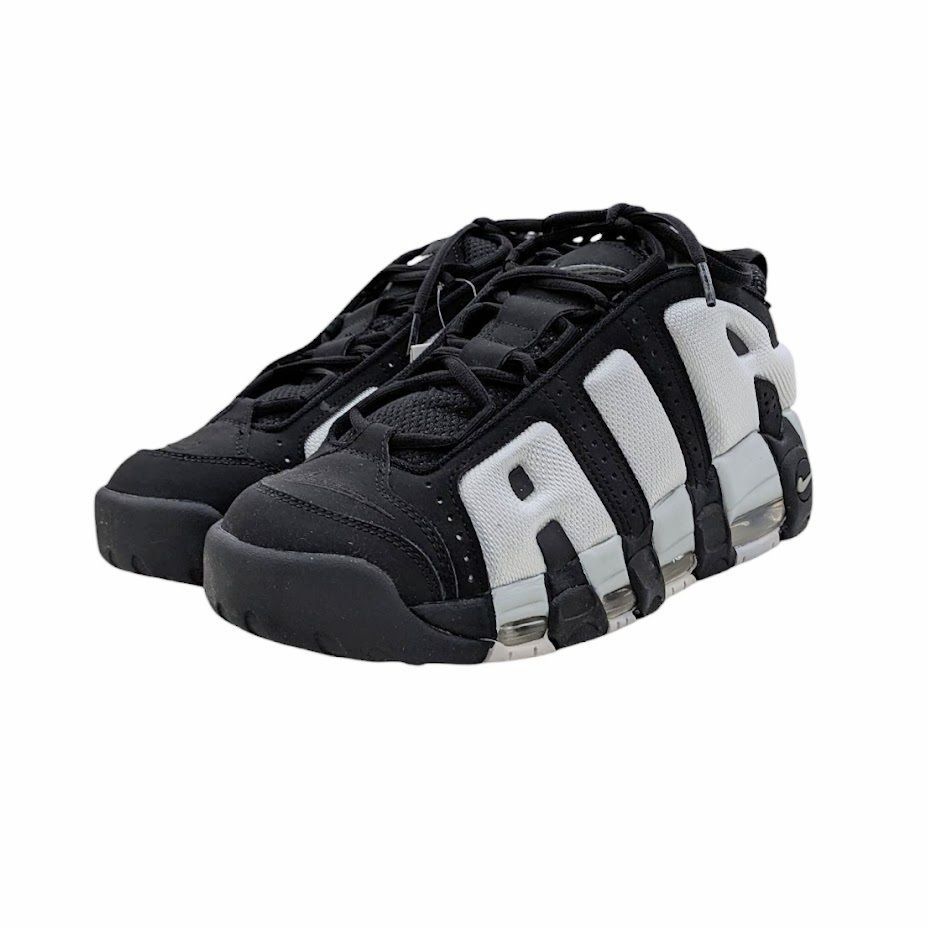 Nike Wmns Air More Uptempo Black Silver モアテン NIKE（ナイキ）の「NIKE AIR MORE UPTEMPO /ナイキ エア モア