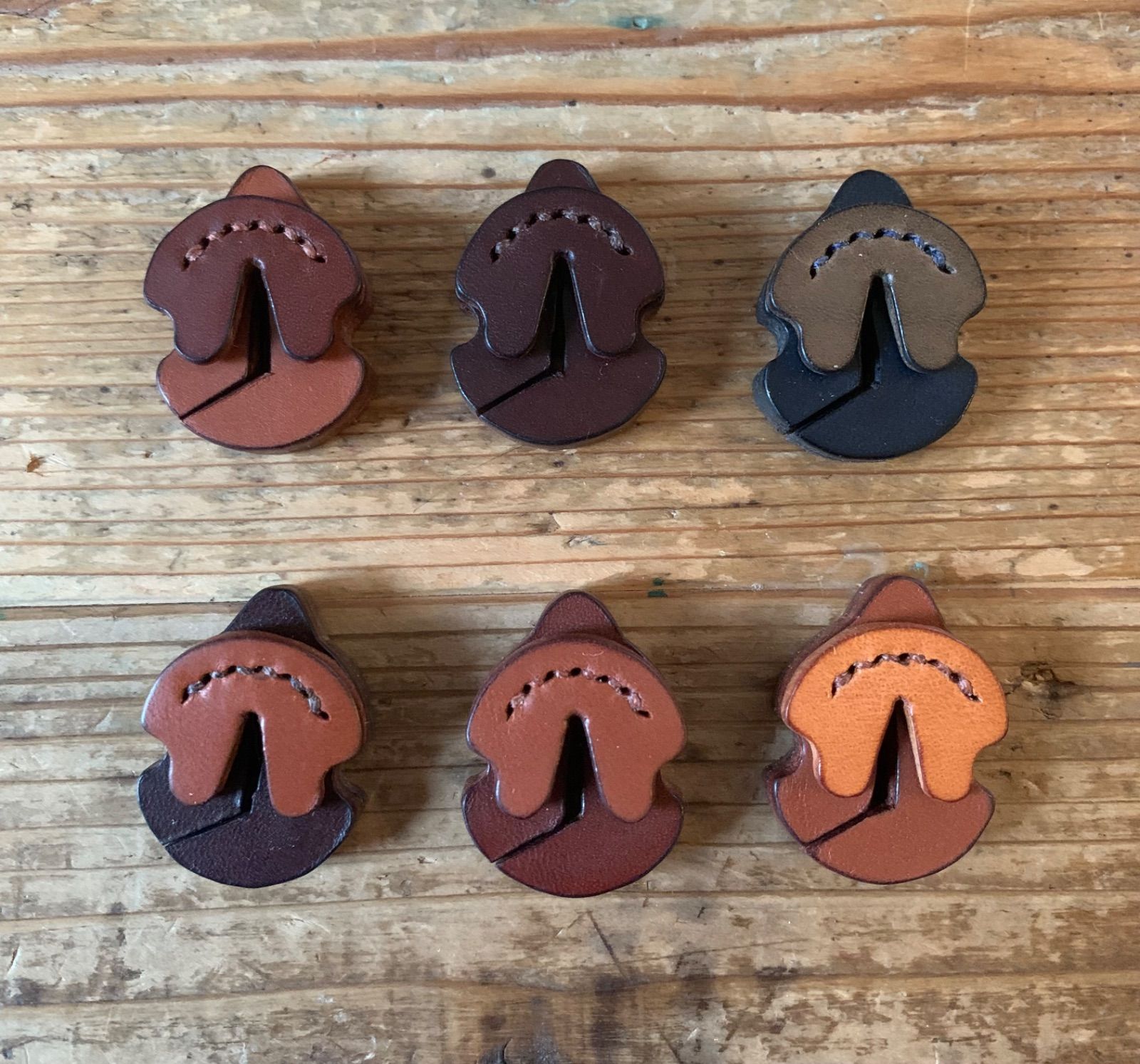 オーダーメイド 単色】手縫いで創ったチェロ用の革製ミュート