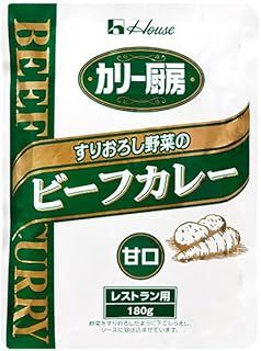 ハウス食品 カリー厨房 すりおろし野菜のビーフカレー 甘口 180g×30個入× 2ケース