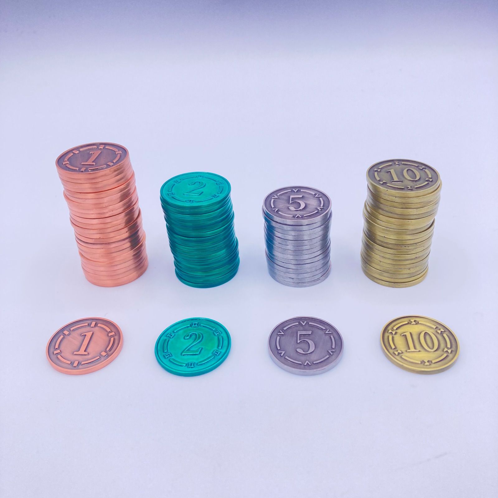 ボードゲーム等に使える！ オリジナルデザインの汎用メタルコイン制作 ボードゲーム メタルコイン