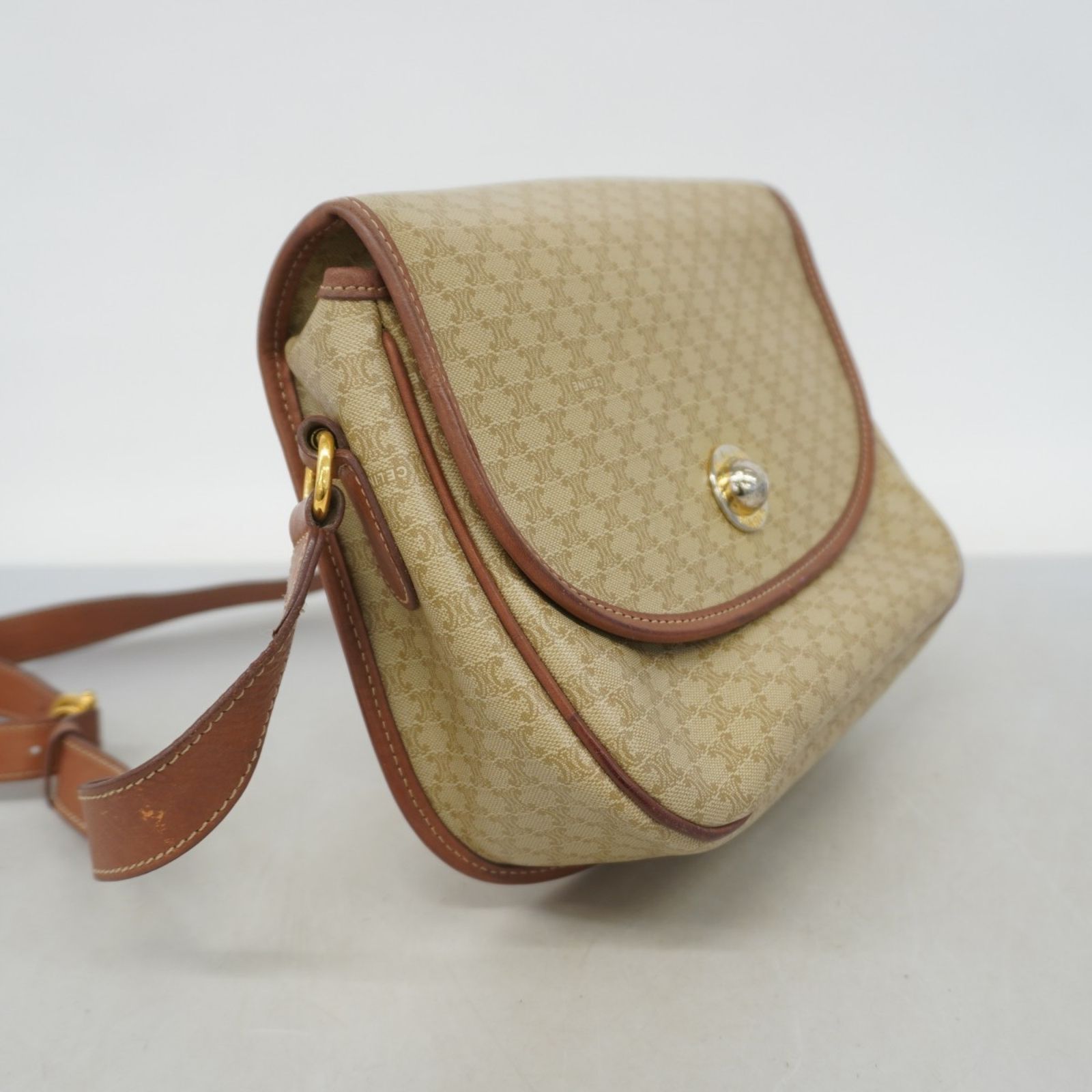 CELINE ショルダーバッグ ベージュ ブラウン