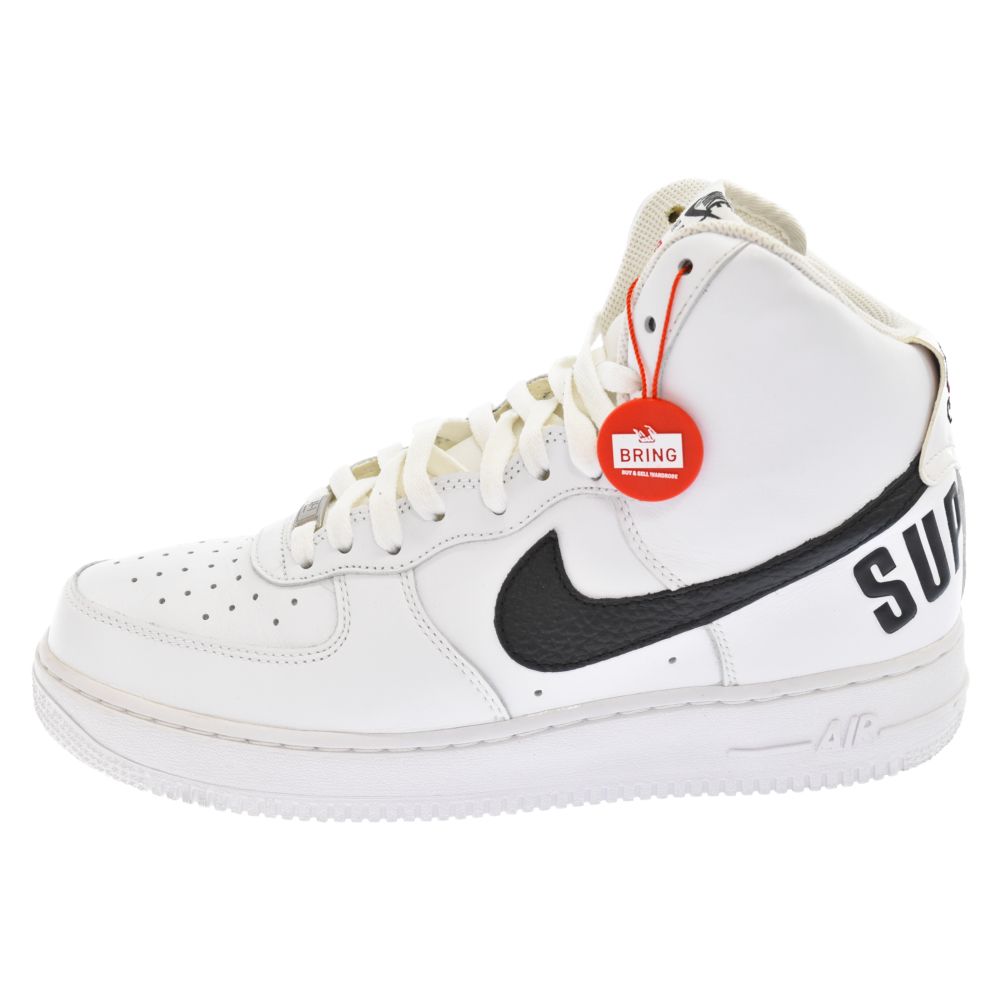 NIKE (ナイキ) 14AW×SUPREME AIR FORCE 1 HIGH SUPREME SP 698696-100 シュプリーム エアフォース1  ハイカットスニーカー ホワイト US10.5/28.5cm - メルカリ