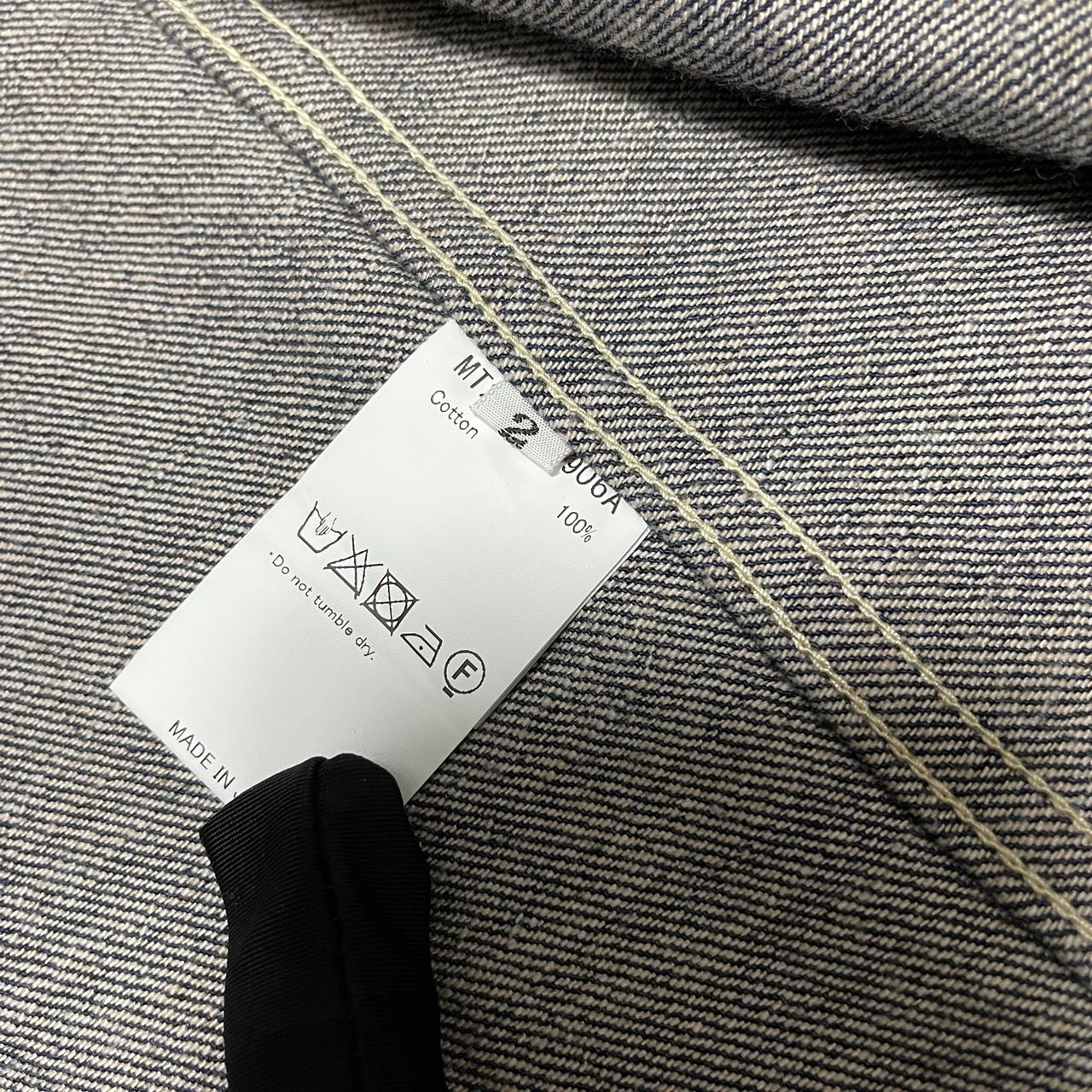 Y*★様 MAATEE&SONS DENIM JK サイズ２　22AW MAATEE&SONS マーティーアンドサンズ 22AW COVER ALL JK デニム
