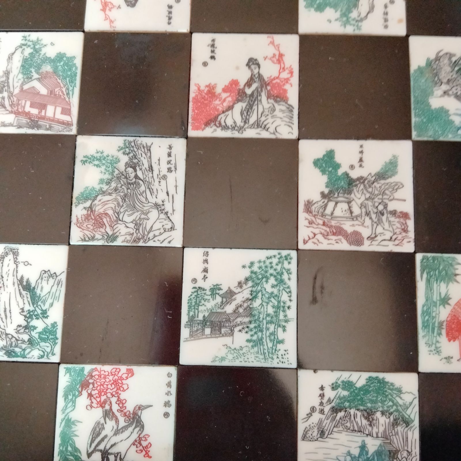 大型 古代中国フィギュア チェスセット 盤面35cmX35cm - メルカリ