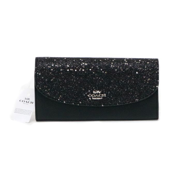 コーチ COACH スリム エンベロープ ウォレット クロスグレインレザー