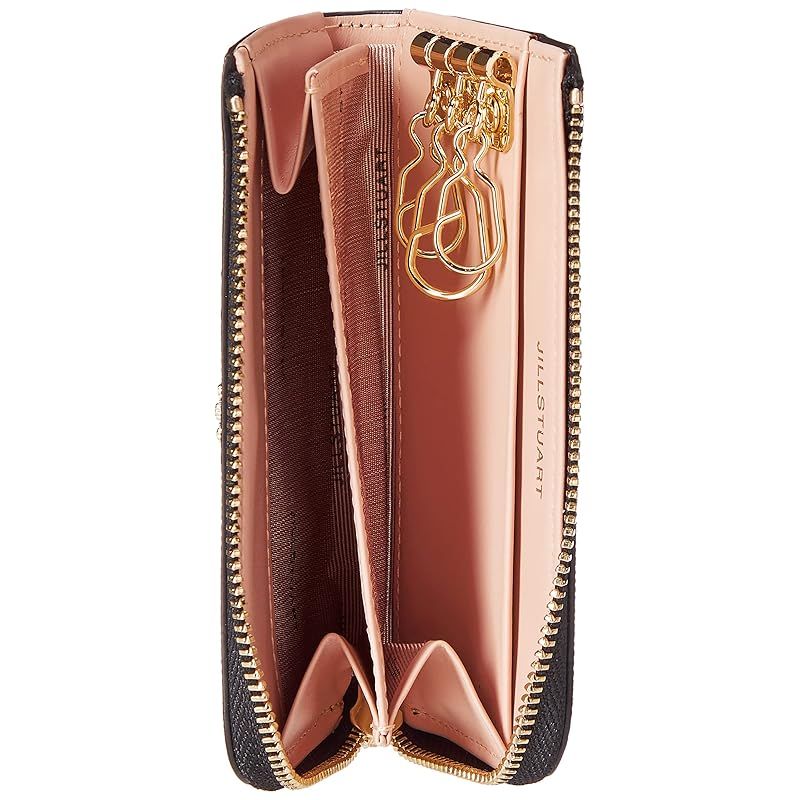 ジル スチュアート マルチケース グローリア 牛革 サフィアーノ革 ラメ入り 薄型 コンパクト スリム シンプル オリジナルチャーム付 レディース おしゃれ 大人 JSLW3AE1 ブラック NEXPOTALLINN_EU