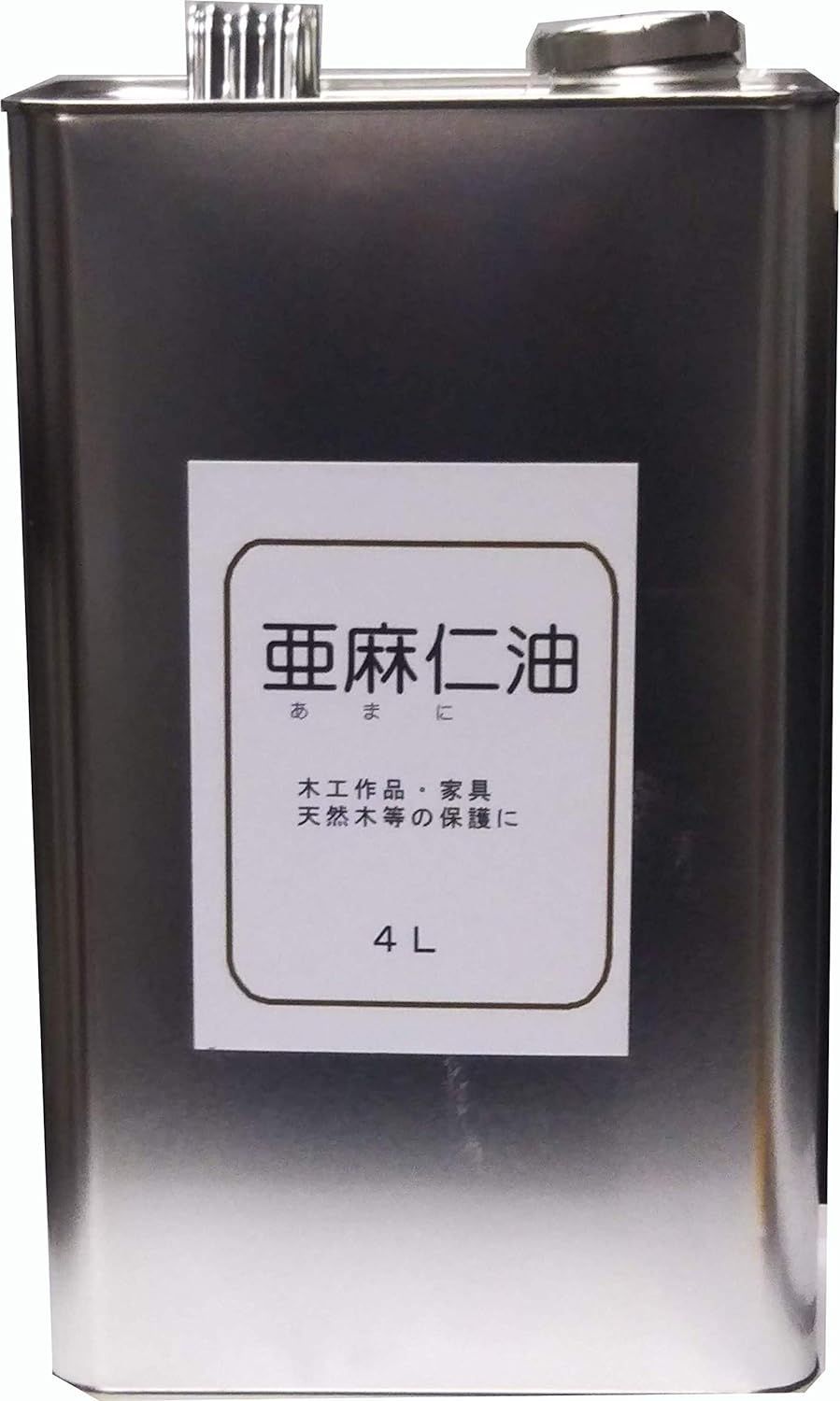 中部サンデー 亜麻仁油 天然植物油脂油性塗料4L缶クリア 165mm×280mm×100mm