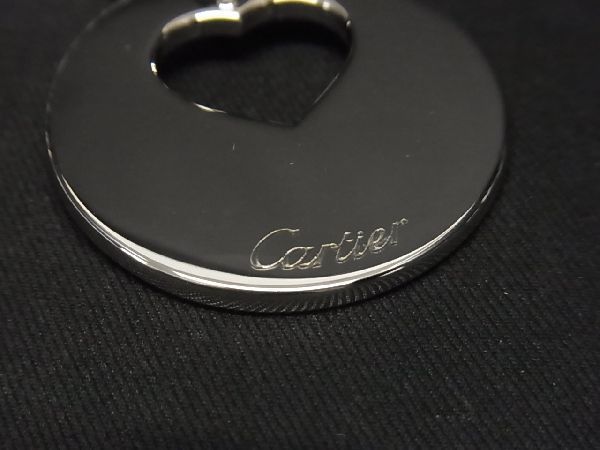 □新品同様□ Cartier カルティエ ハート チャーム キーホルダー