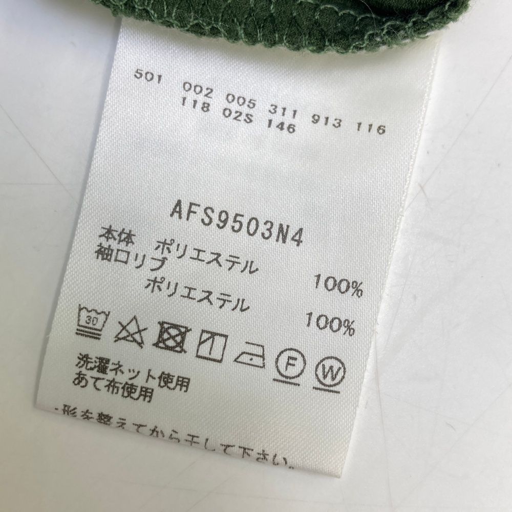 サイズ：L AND PER SE アンパスィ ハーフジップ 半袖Tシャツ