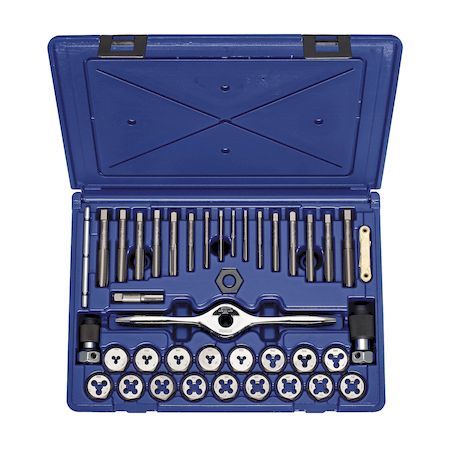 【新品・7営業日以内発送】アーウィン IRWIN 1835092 ねじ山修正工具 ＰＴＳタップダイスセット メートルネジ、ＢＳＰ ４０ｐｃｓ【沖縄離島販売不可】