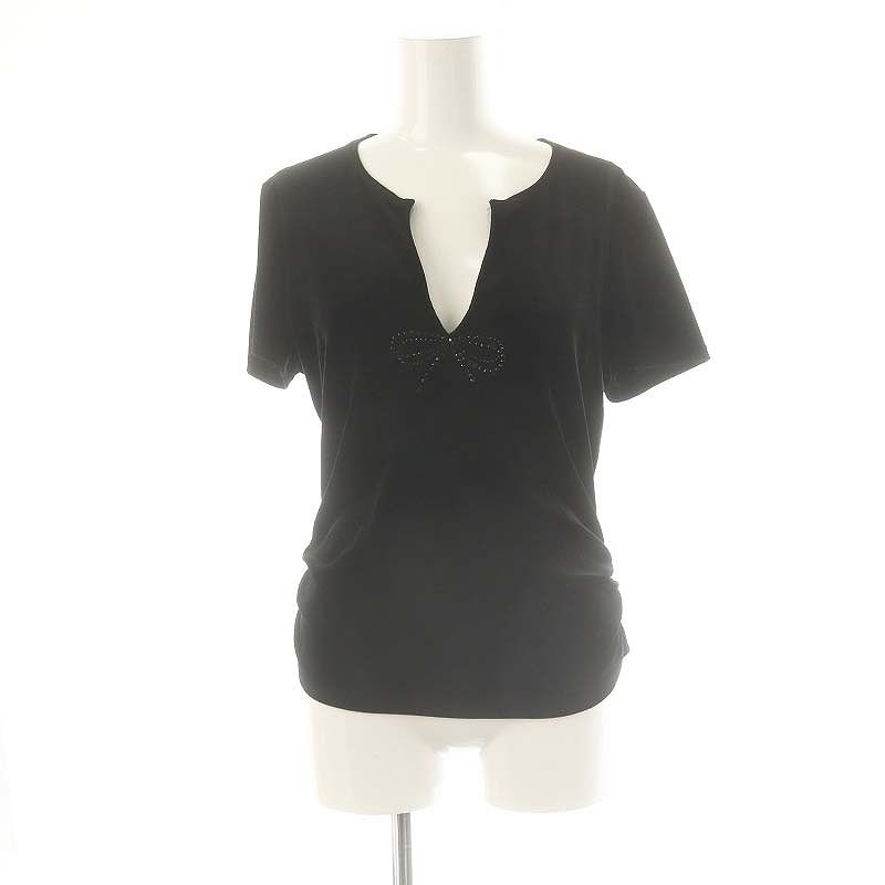 フォクシーニューヨーク FOXEY NEW YORK ベロアカットソー 半袖 