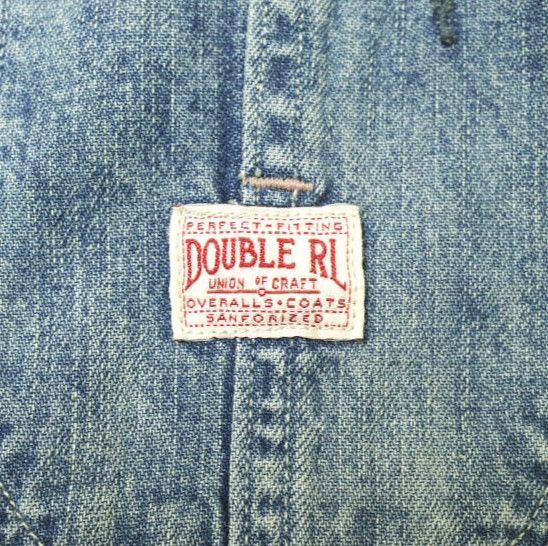 RRL ダブルアールエル WESTCOTT REPAIRED DENIM OVERALLS リペア加工