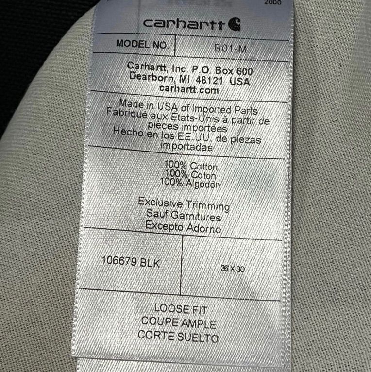 新品未使用 carhartt ダブルニー ダックパンツ ワイド baggy 極太