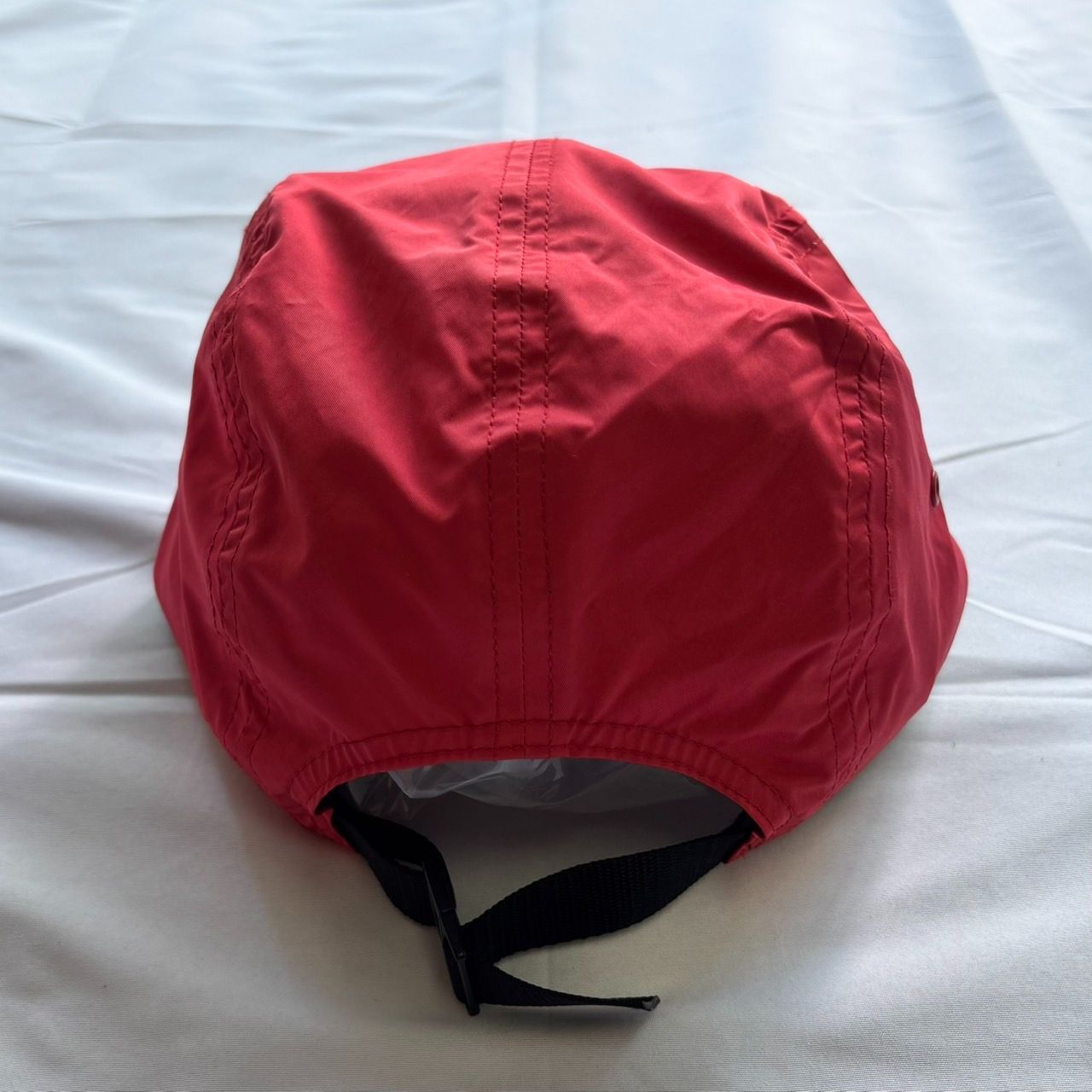 17ss Supreme Iridescent Logo Camp Cap Red | eBay