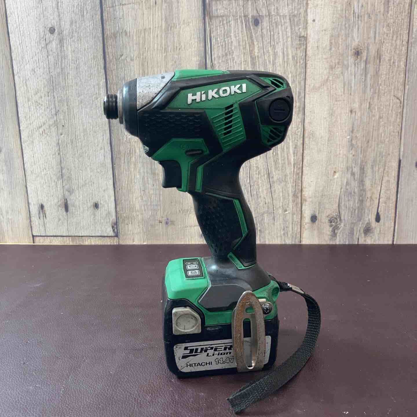 品 ハイコーキ HIKOKI 旧 日立工機 コードレスインパクトドライバー WH14DKL NN L バッテリー1個付属 東大和店