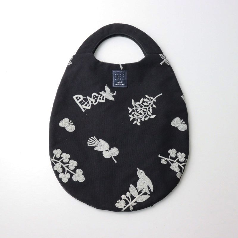 ミナペルホネン mina perhonen forest parade egg bag 刺繍