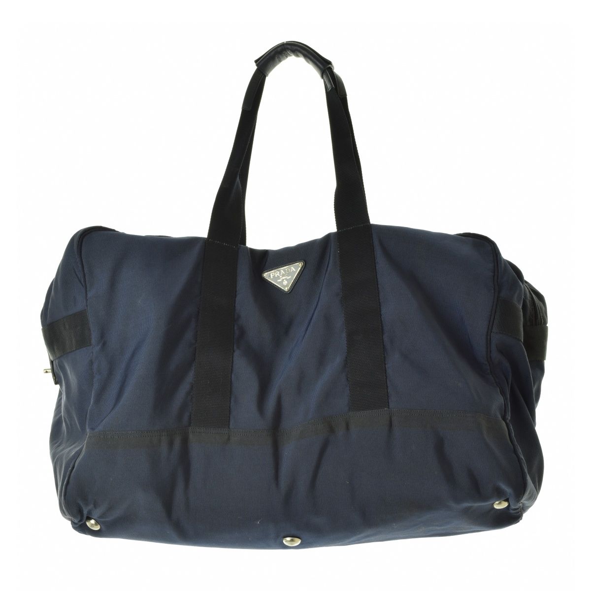 PRADA】鍵付き 大容量ボストンバッグ - メルカリ