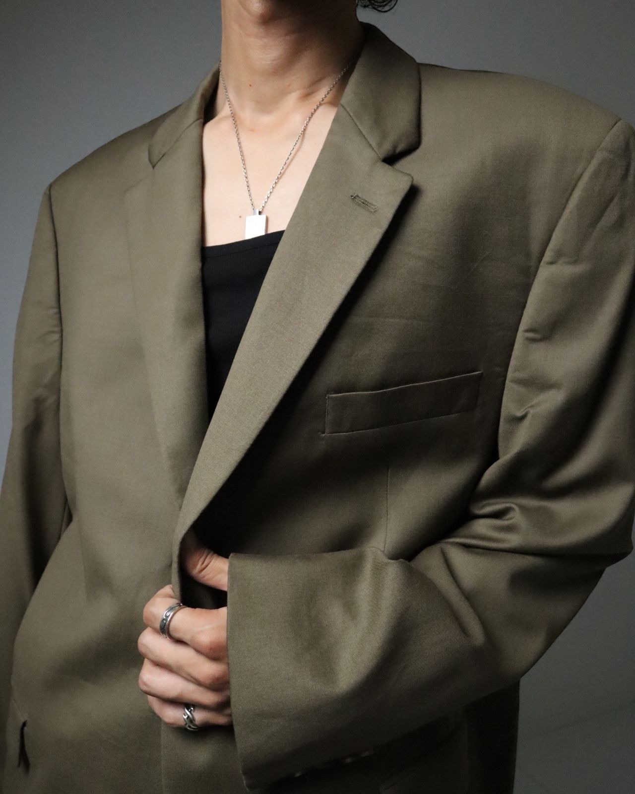 Ralph Lauren wool tailored jacket light brown ラルフローレン 