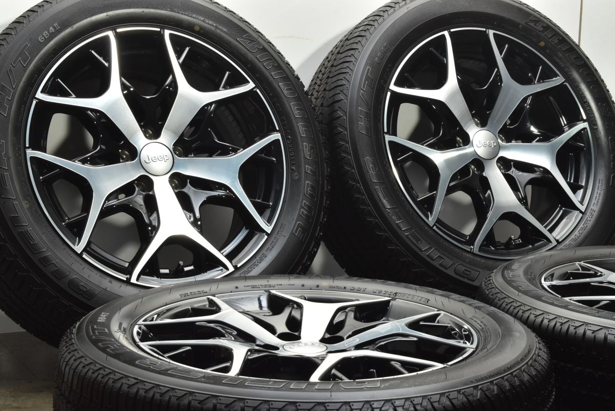 製 新車外し品 ジープ コマンダー 純正 18in 7.5J 40 PCD110 ブリヂストン デューラーH|T 684II 235|55R18 品番 68568891AA