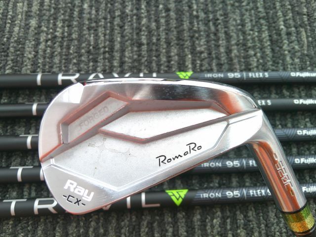 中古 アイアンセット ロマロ Ray CX S20C/TRAVIL IRON 95/S/29