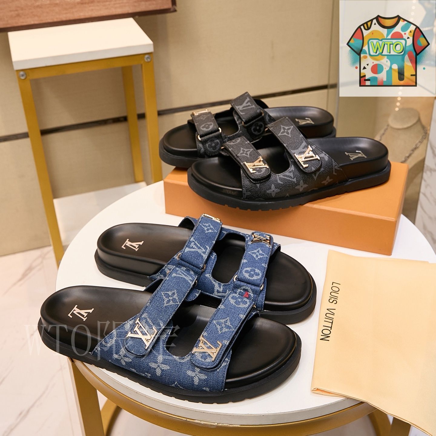 ◆【 LV 】LV サンセット LV x TM コンフォートフラットサンダル LV x TM LV Sunset Flat Comfort Mule - Women - Shoes | LOUIS