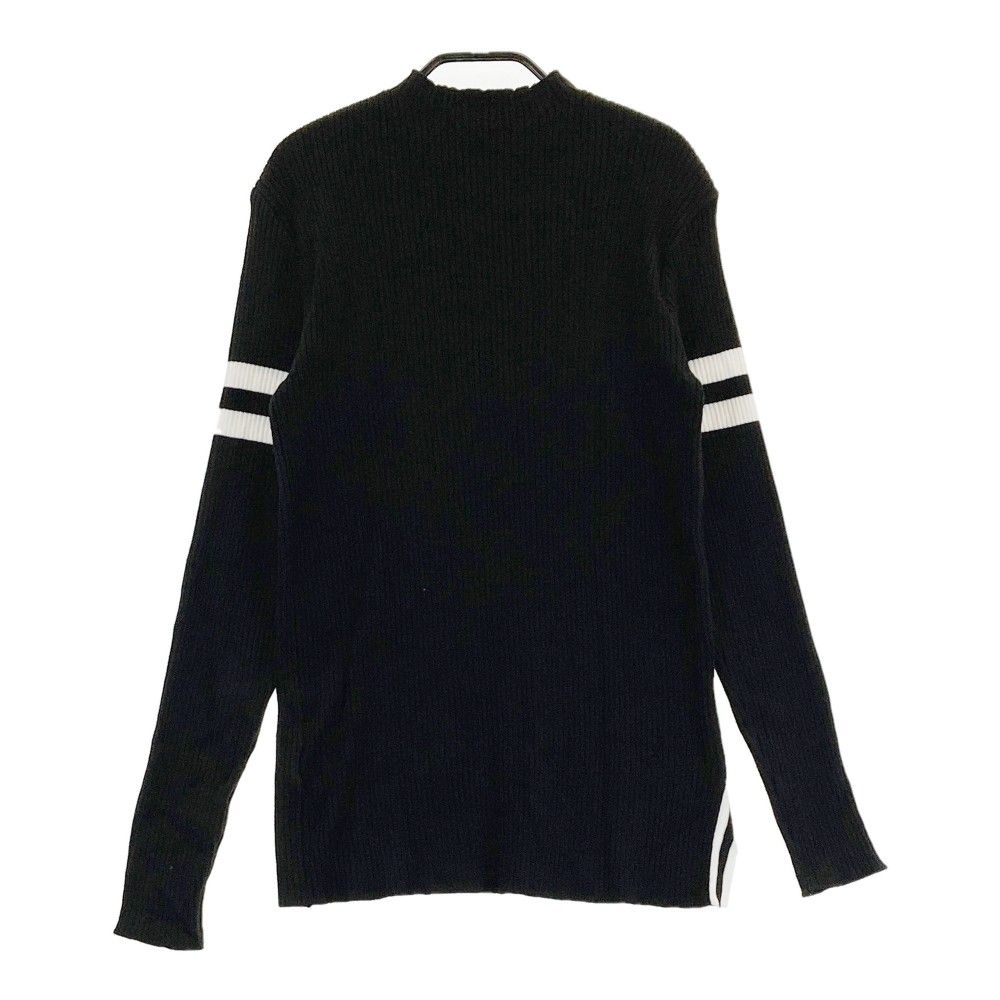 WAAC ワック ウール ニットセーター ブラック系 3 ゴルフウェア メンズ