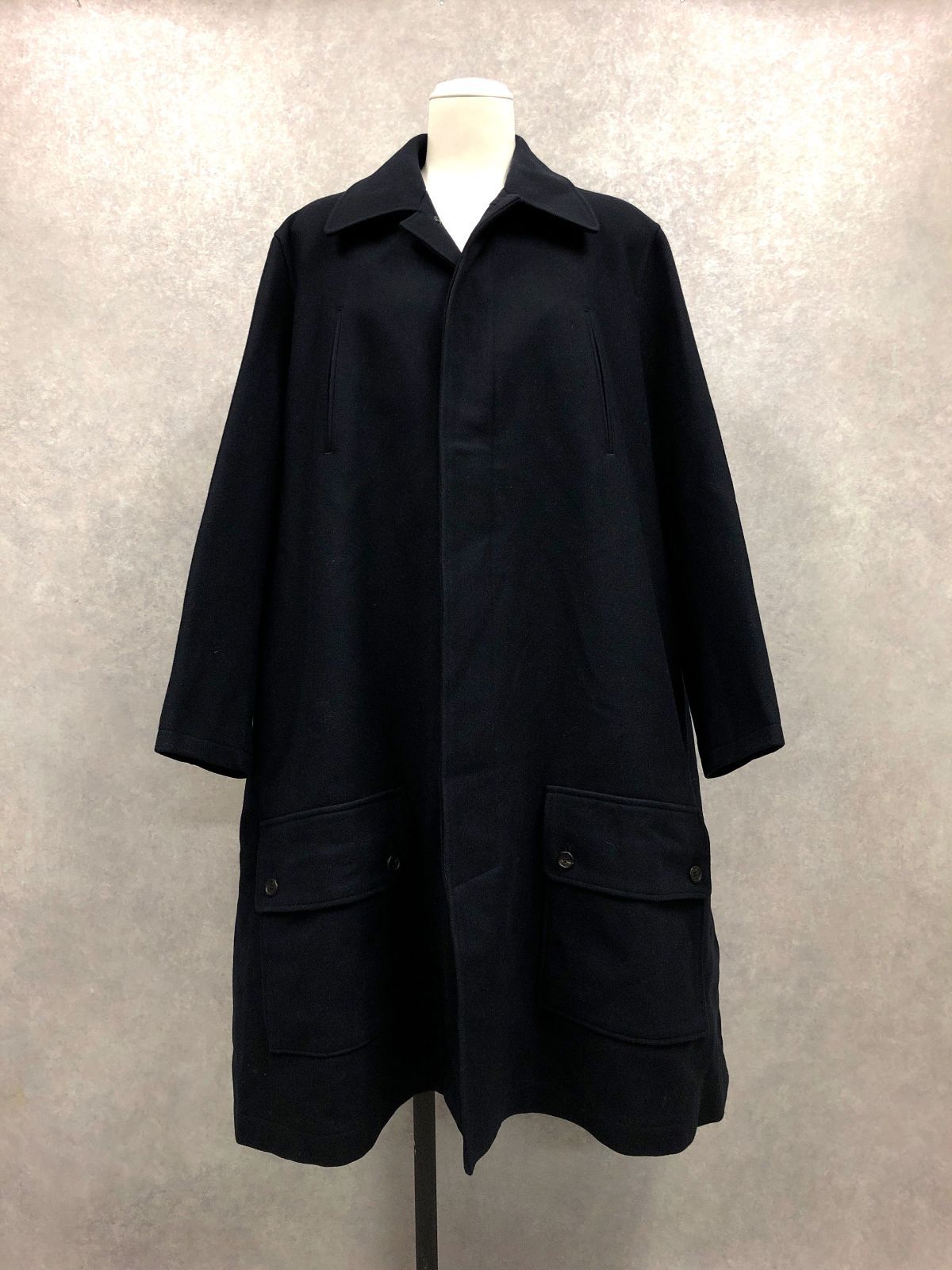 ヨウジヤマモト　1994AW　ロングコート　多ボタン　アーカイブ　ヴィンテージ Y's for men ヨウジヤマモト 黒 ミリタリーダブルロングコート