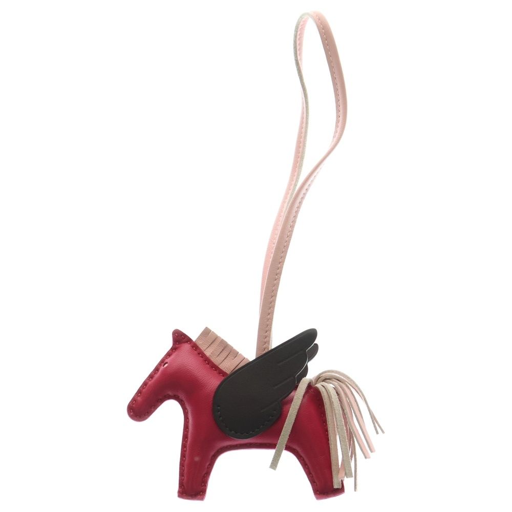 HERMES エルメス ロデオチャーム ペガサスPM アニョーミロ フランボワーズ×ルージュセリエ×ローズサクラ スイフト Z刻印