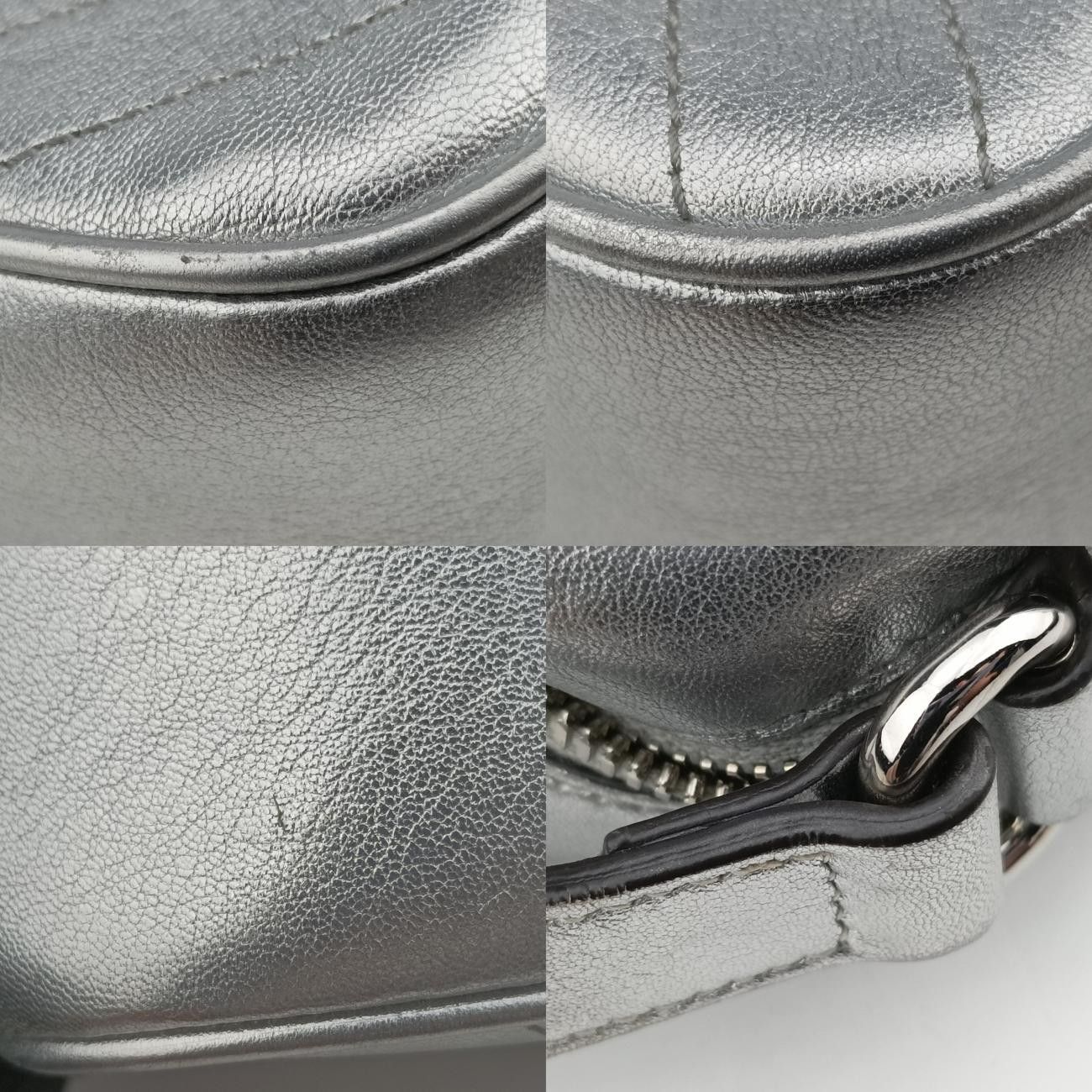 グッチGucciブロンディシルバーレザー742360A040469075