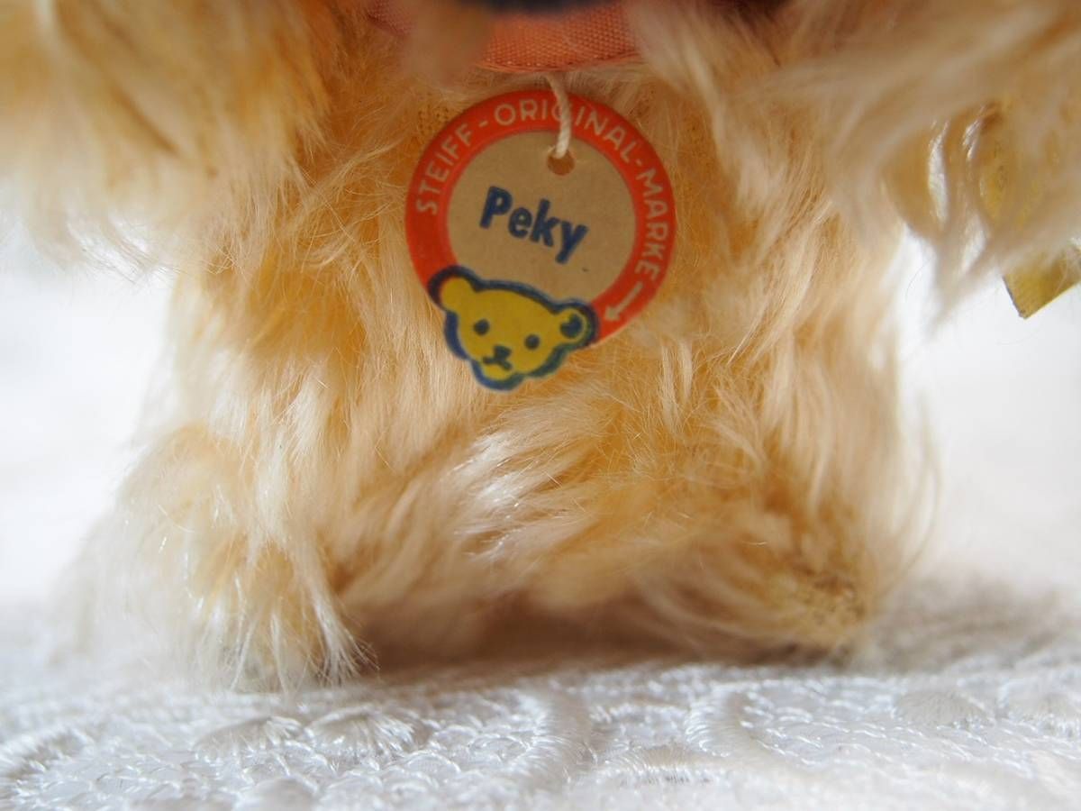 送料無料☆シュタイフ☆Pekinese Peky ID's完品☆ペキニーズ
