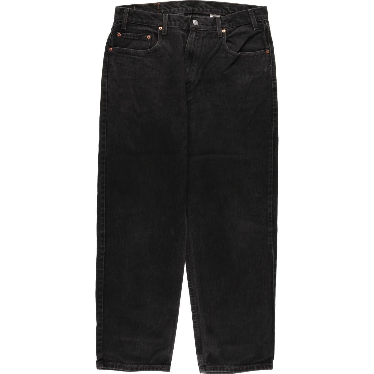 古着 00年代 リーバイス Levi s 550 RELAXED FIT ブラックデニム テーパードデニムパンツ メンズw35相当|eaa418803