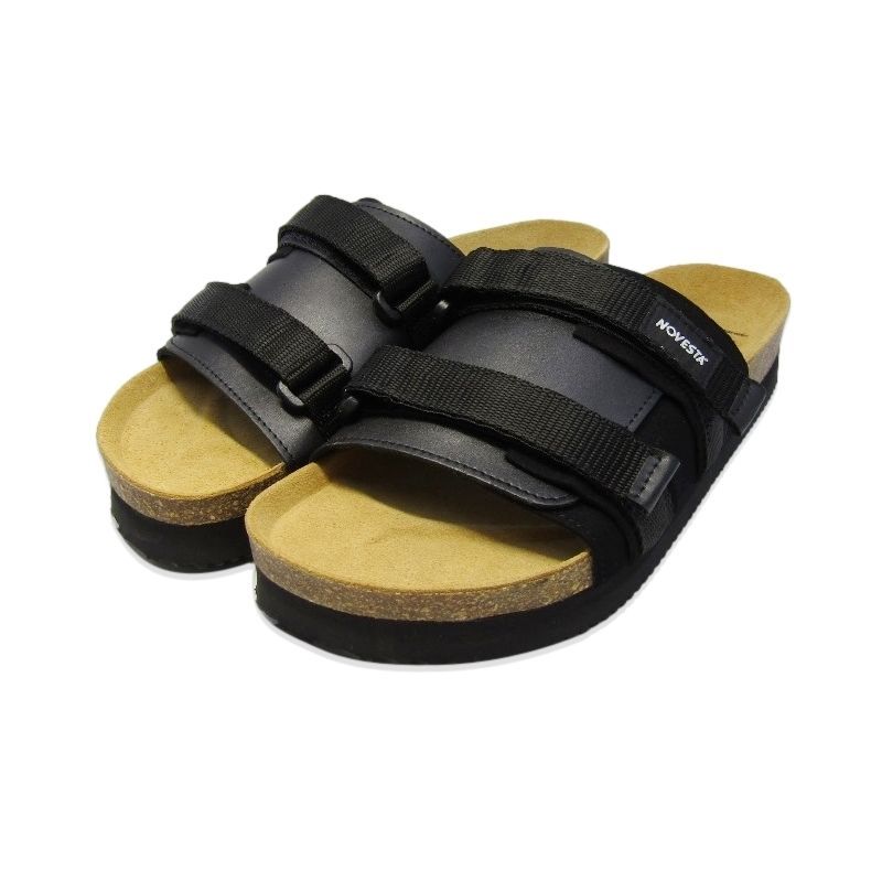 【ROCHAS】 未使用 ブラック バレエシューズ 24 スエード　❤︎ ラバーシューズ RUBBER SNEAKER BLACK／NOVESTA（ノヴェスタ