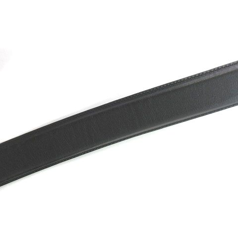 Burberry ブラック レザー ベルト 85/34 バーバリー BURBERRY ベルト レザー 黒 ブラック BURBERRY