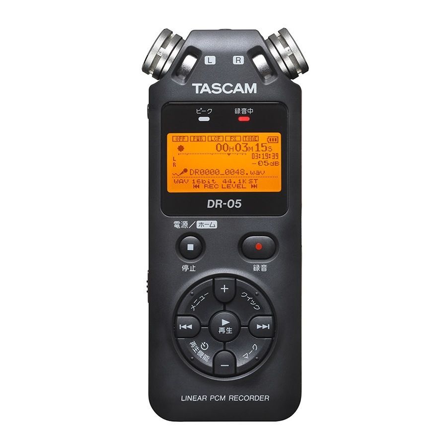 TASCAM リニアPCMレコーダー DR-05 VER3 箱破損品