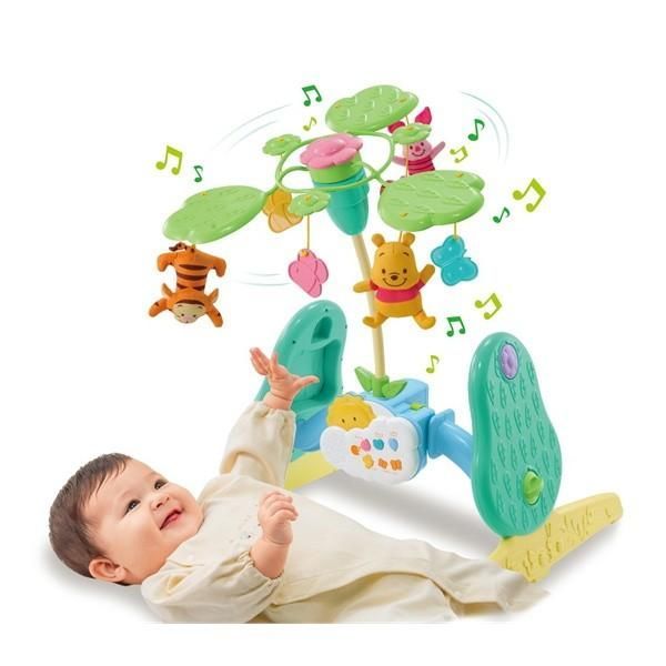 新品未開封】くまのプーさん 尊く えらべる回転6WAY ジムにへんしんメリー 