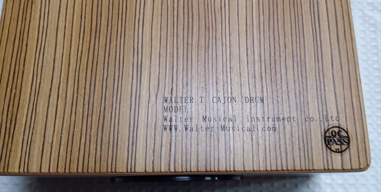 【専用ケース付き】カホン WALTER.T CAJON DRUM 専用ケース付き】カホン WALTER.T CAJON DRUM