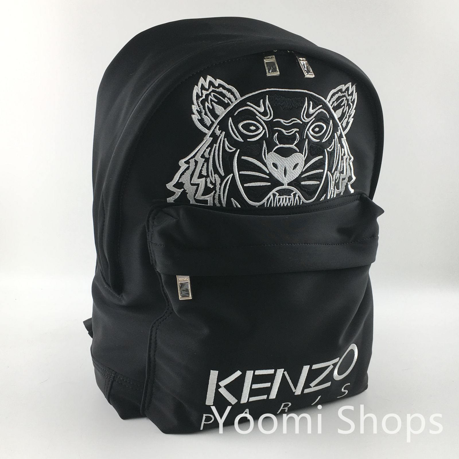 新品未使用】 Kenzo 虎のロゴ立体刺繍 （ケンゾー）バックパックブラック男女兼用 #3 C305 - メルカリ