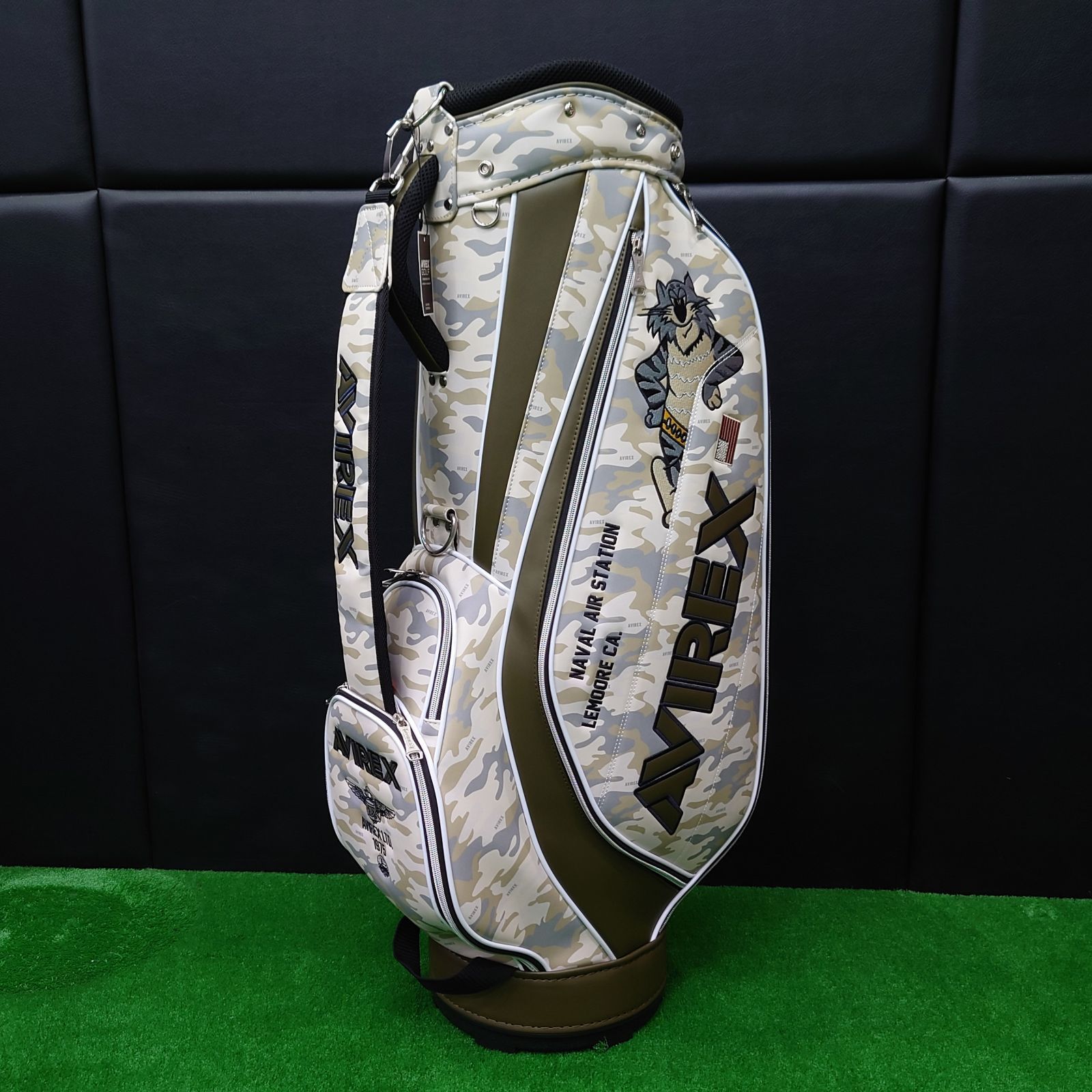 新品未使用 AVIREX GOLF アヴィレックスゴルフ キャディバッグ