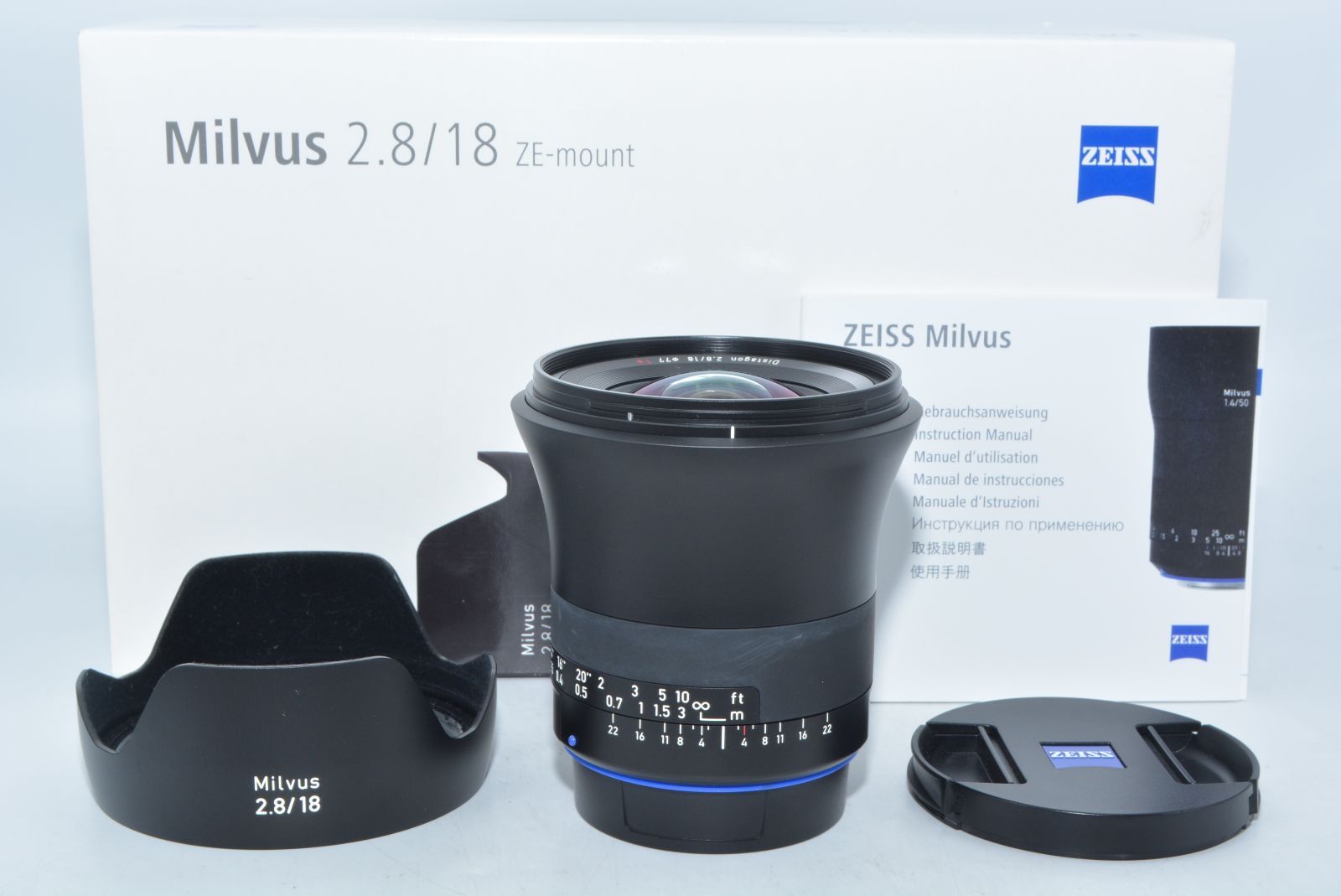 ZEISS Milvus 50mm f/2 フルフレームカメラレンズ、Nikon F-Mount ZF.2