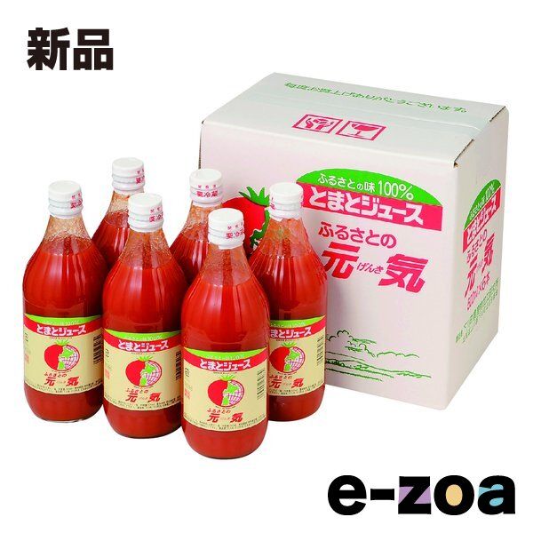 下川事業協同組合 シモカワジギョウ とまとジュース ふるさとの元気 500ml|6本セット ZOA220970021 2647619