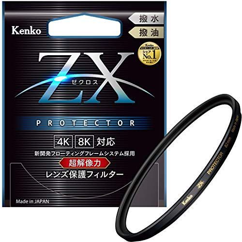 中古】Kenko レンズフィルター ZX プロテクター 82mm レンズ保護