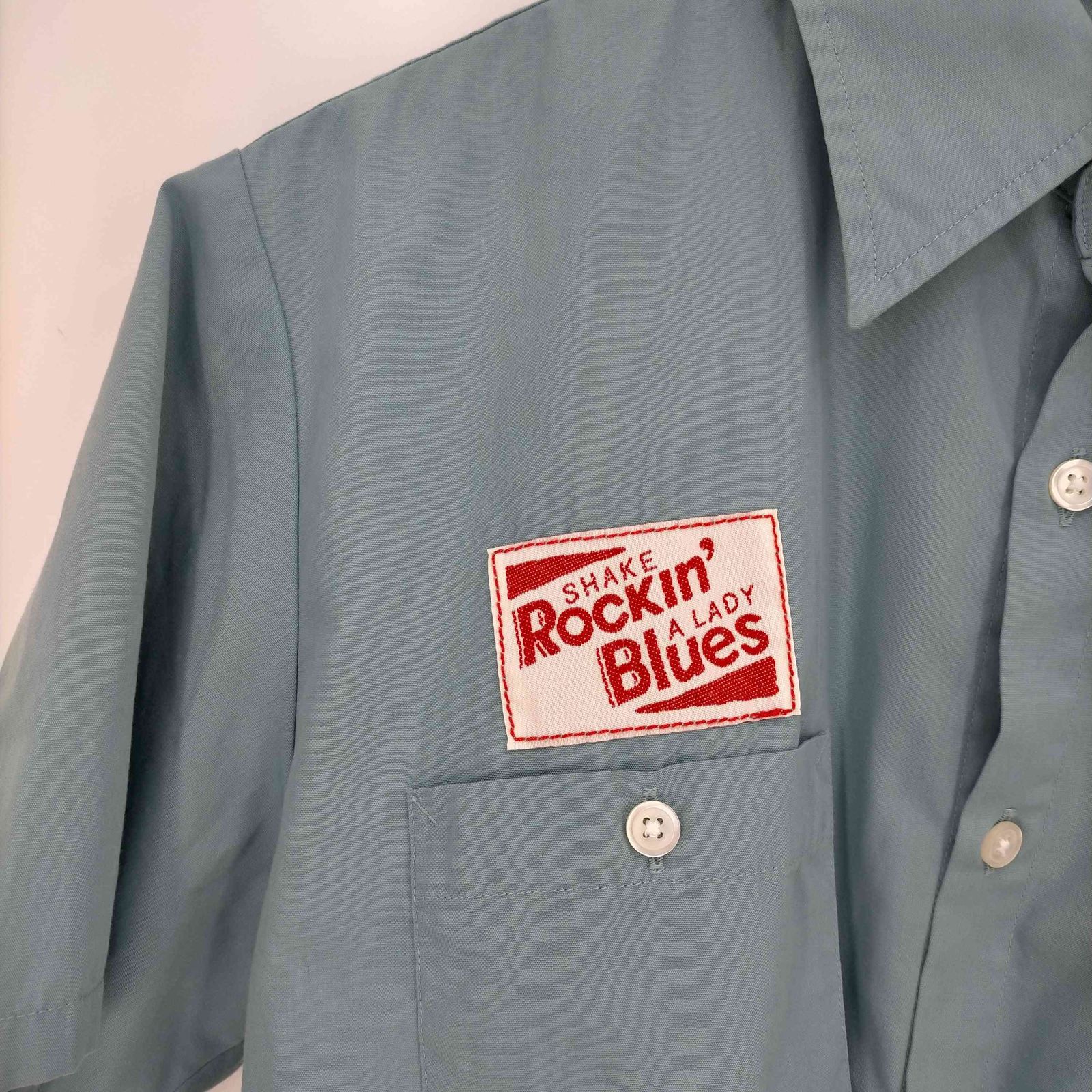 ワコマリア WACKO MARIA RUDEES SHAKE Rockin'Blues ボーリングシャツ