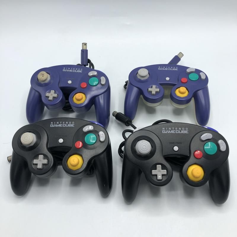 中古】ｹﾞｰﾑOP）ｼﾞｬﾝｸ)NGC/ｹﾞｰﾑｷｭｰﾌﾞ用ｺﾝﾄﾛｰﾗ純正/まとめ4個ｾｯﾄ